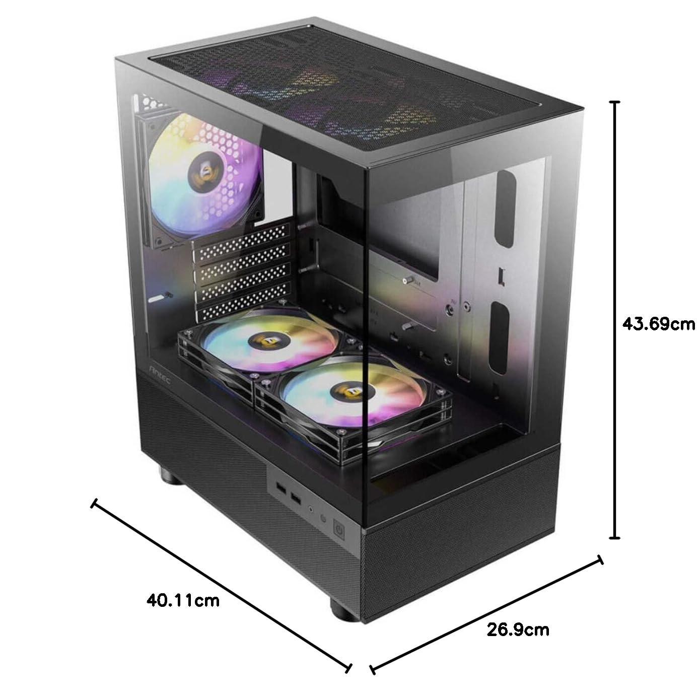 Amazon.in: Buy Antec CX200M RGB Elite Mini Tower PC Case Black